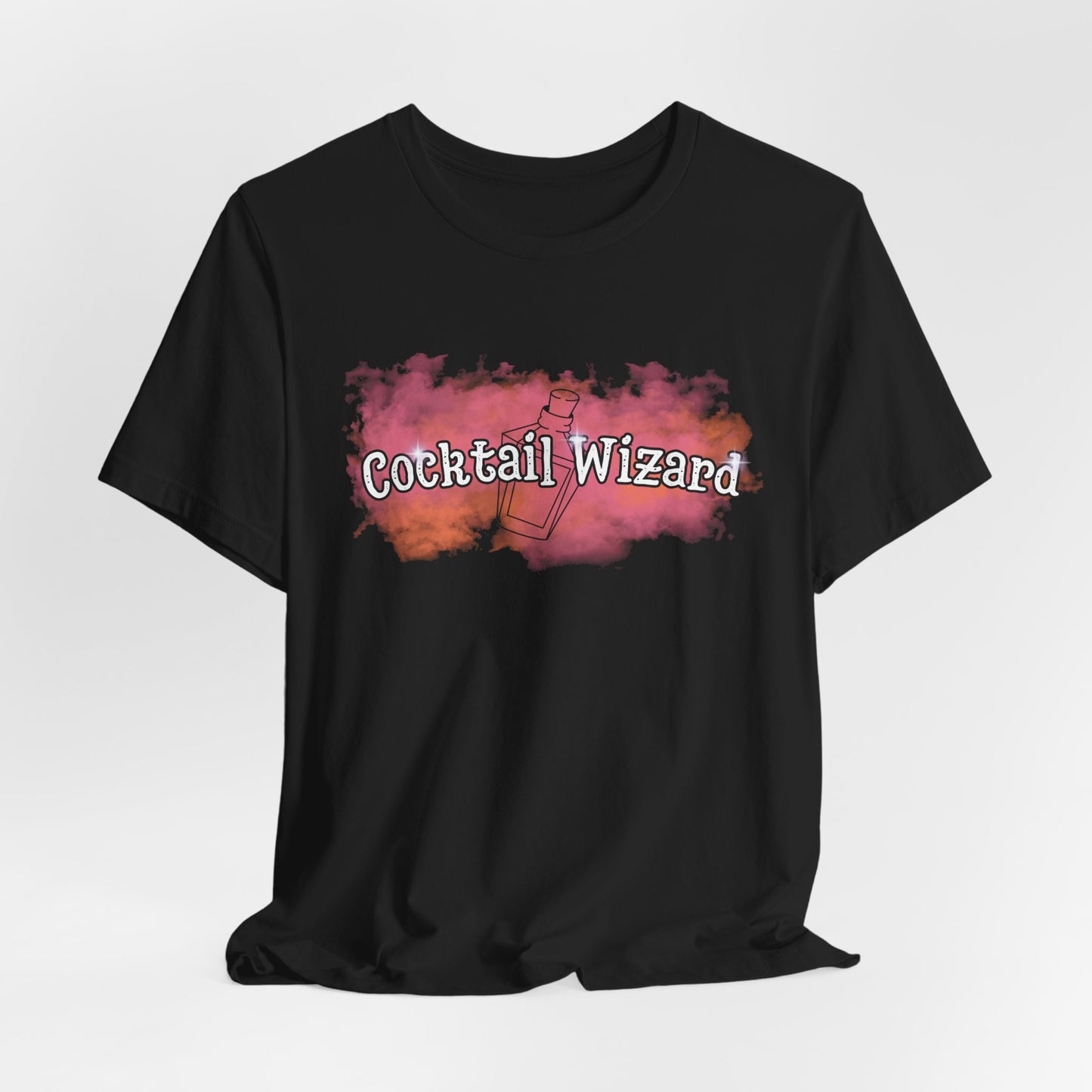 Cocktail Wizard Pink-Orange T-Shirt