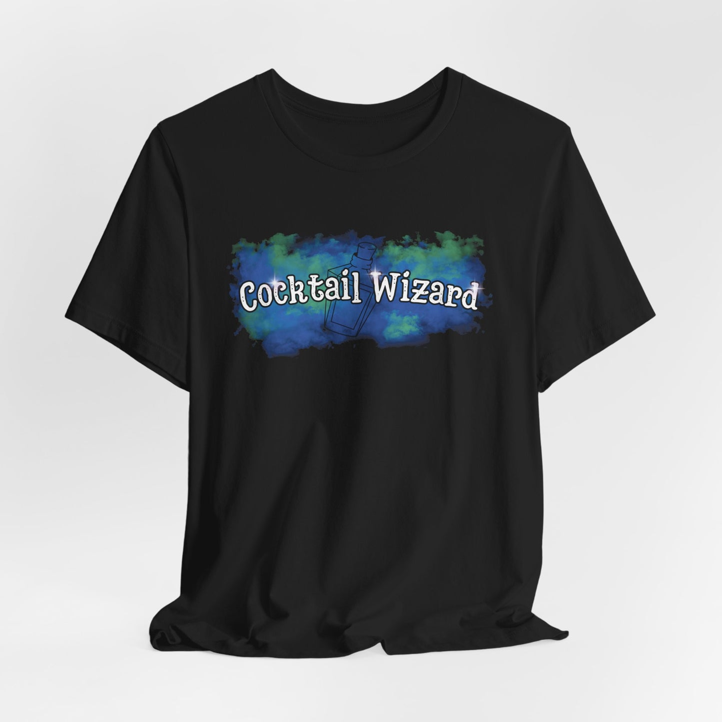 Cocktail Wizard Blue-Green T-Shirt