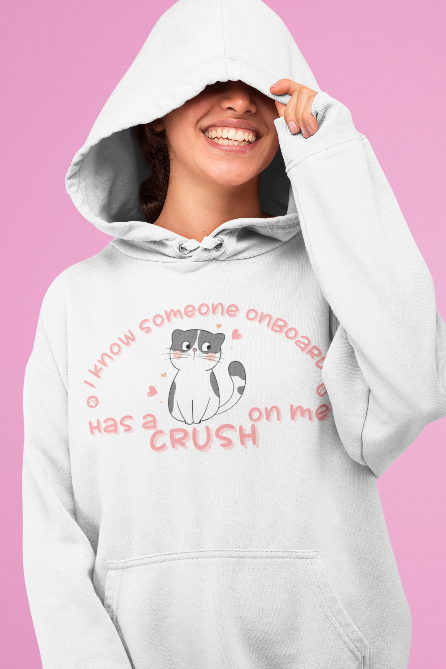 I Know Someone Onboard Has A Crush On Me Hoodie